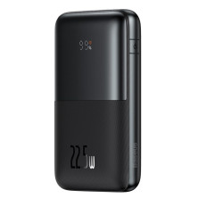 УМБ Baseus Bipow Pro Digital Display 20000mAh 22.5W 5A с технологией QC3.0+PD3.0 2USB+Type-C + Кабель USB to Type-C Черный