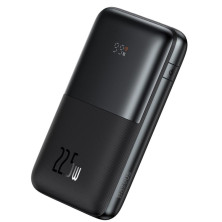 УМБ Baseus Bipow Pro Digital Display 20000mAh 22.5W 5A з технологією QC3.0+PD3.0 2USB+Type-C + Кабель USB to Type-C Чорний