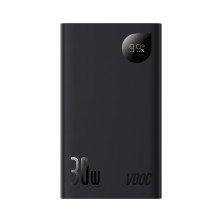 УМБ Baseus Adaman2 Digital Display 20000mAh 30W 5A з технологією QC3.0+PD3.0 VOOC 2USB+Type-C + Кабель USB to Type-C Чорний