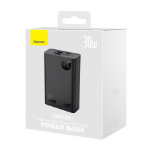 УМБ Baseus Adaman2 Digital Display 20000mAh 30W 5A з технологією QC3.0+PD3.0 VOOC 2USB+Type-C + Кабель USB to Type-C Чорний