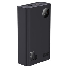 УМБ Baseus Adaman2 Digital Display 20000mAh 30W 5A з технологією QC3.0+PD3.0 VOOC 2USB+Type-C + Кабель USB to Type-C Чорний
