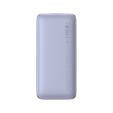 УМБ Baseus Bipow Pro Digital Display 10000mAh 20W 3A з технологією QC3.0+PD3.0 2USB+Type-C + Кабель USB to Type-C Фіолетовий