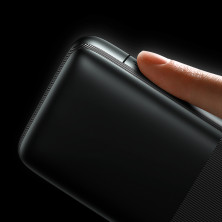 УМБ Baseus Bipow Pro Digital Display 10000mAh 20W 3A з технологією QC3.0+PD3.0 2USB+Type-C + Кабель USB to Type-C Чорний
