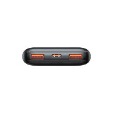 УМБ Baseus Bipow Pro Digital Display 10000mAh 20W 3A з технологією QC3.0+PD3.0 2USB+Type-C + Кабель USB to Type-C Чорний