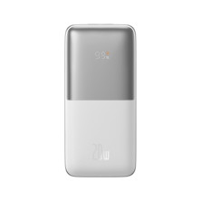 УМБ Baseus Bipow Pro Digital Display 10000mAh 20W 3A з технологією QC3.0+PD3.0 2USB+Type-C + Кабель USB to Type-C Білий