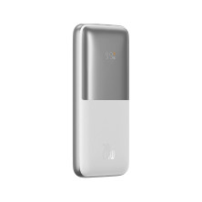 УМБ Baseus Bipow Pro Digital Display 10000mAh 20W 3A з технологією QC3.0+PD3.0 2USB+Type-C + Кабель USB to Type-C Білий