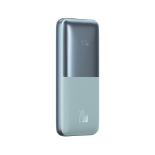 УМБ Baseus Bipow Pro Digital Display 10000mAh 20W 3A з технологією QC3.0+PD3.0 2USB+Type-C + Кабель USB to Type-C Блакитний