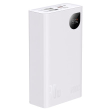 УМБ Baseus Adaman2 Digital Display 20000mAh 30W 5A з технологією QC3.0+PD3.0 VOOC 2USB+Type-C + Кабель USB to Type-C Білий