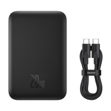 УМБ Baseus Magnetic Wireless 2in1 6000mAh 20W 2.4A QC3.0+PD3.0 з Бездротовою зарядкою Qi 15W Чорний