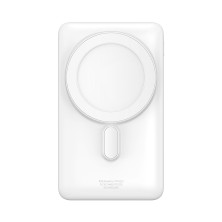 УМБ Baseus Magnetic Bracket 3in1 10000mAh 20W 3A QC3.0+PD3.0 з Бездротовою зарядкою Qi 15W Білий