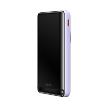 УМБ Baseus Magnetic Bracket 3in1 10000mAh 20W 3A QC3.0+PD3.0 з Бездротовою зарядкою Qi 15W Фіолетовий