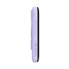 УМБ Baseus Magnetic Bracket 3in1 10000mAh 20W 3A QC3.0+PD3.0 з Бездротовою зарядкою Qi 15W Фіолетовий