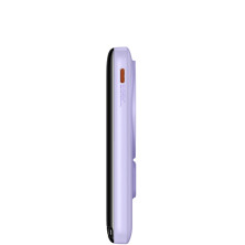 УМБ Baseus Magnetic Bracket 3in1 10000mAh 20W 3A QC3.0+PD3.0 з Бездротовою зарядкою Qi 15W Фіолетовий