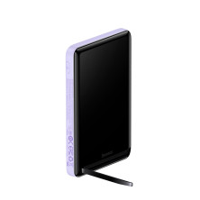 УМБ Baseus Magnetic Bracket 3in1 10000mAh 20W 3A QC3.0+PD3.0 з Бездротовою зарядкою Qi 15W Фіолетовий