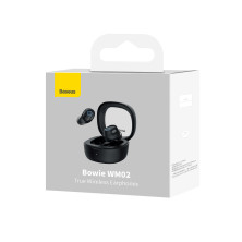 Беспроводные Bluetooth наушники Baseus Bowie WM02 True Wireless TWS Earphones Черный