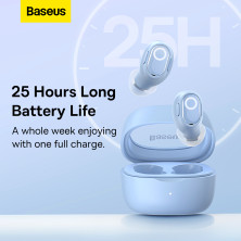 Беспроводные Bluetooth наушники Baseus Bowie WM02 True Wireless TWS Earphones Голубой