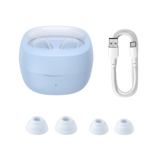 Беспроводные Bluetooth наушники Baseus Bowie WM02 True Wireless TWS Earphones Голубой
