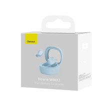 Беспроводные Bluetooth наушники Baseus Bowie WM02 True Wireless TWS Earphones Голубой