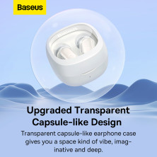 Беспроводные Bluetooth наушники Baseus Bowie WM02 True Wireless TWS Earphones Белый