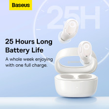 Беспроводные Bluetooth наушники Baseus Bowie WM02 True Wireless TWS Earphones Белый