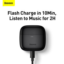 Беспроводные Bluetooth наушники Baseus Bowie E8 True Wireless TWS Earphones Черный