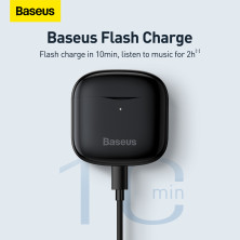 Беспроводные Bluetooth наушники Baseus Bowie E3 True Wireless TWS Earphones Черный