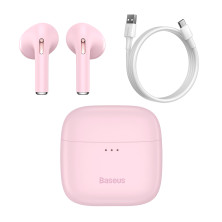 Бездротові Bluetooth навушники Baseus Bowie E8 True Wireless TWS Earphones Рожевий