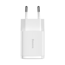 Сетевое зарядное устройство Baseus Compact Charger 2USB 2.1A 10.5W Белый
