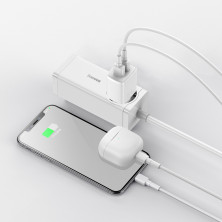 Сетевое зарядное устройство Baseus Compact Charger 2USB 2.1A 10.5W Белый