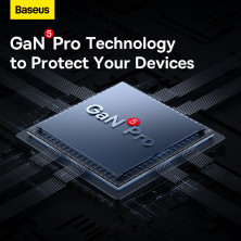 Сетевое зарядное устройство Baseus GaN5 Pro Fast Charger QC4.0+PD3.0 100W USB+Type-C 5A + кабель Baseus Type-C to Type-C 100W 20V/5A 1м Черный