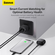 Сетевое зарядное устройство Baseus Compact Charger 2USB 2.1A 10.5W Черный