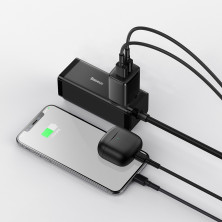 Сетевое зарядное устройство Baseus Compact Charger 2USB 2.1A 10.5W Черный