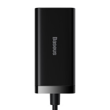 Мережевий зарядний пристрій Baseus GaN3 Pro Desktop Fast Charger QC4.0+PD3.0 100W 2USB+2Type-C 5A + кабель Baseus Type-C to Type-C 100W 20V/5A 1м Чорний