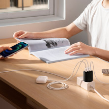 Сетевое зарядное устройство Baseus Compact Charger 3USB 3.4A 17W Черный