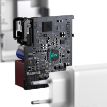 Сетевое зарядное устройство Baseus GaN2 Fast Charger QC5.0+PD3.0 100W Type-C 5A + кабель Baseus Type-C to Type-C 100W 20V/5A 1.5м Белый
