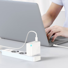 Сетевое зарядное устройство Baseus GaN2 Fast Charger QC5.0+PD3.0 100W Type-C 5A + кабель Baseus Type-C to Type-C 100W 20V/5A 1.5м Белый