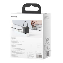 Сетевое зарядное устройство Baseus GaN2 Fast Charger QC5.0+PD3.0 100W Type-C 5A + кабель Baseus Type-C to Type-C 100W 20V/5A 1.5м Черный