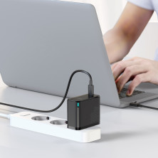 Сетевое зарядное устройство Baseus GaN2 Fast Charger QC5.0+PD3.0 100W Type-C 5A + кабель Baseus Type-C to Type-C 100W 20V/5A 1.5м Черный