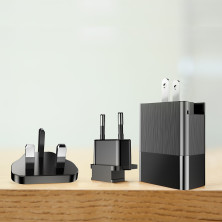 Мережевий зарядний пристрій Baseus Duke Universal Travel Adapter 3USB 3.4A Універсальний Чорний