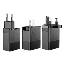 Мережевий зарядний пристрій Baseus Duke Universal Travel Adapter 3USB 3.4A Універсальний Чорний