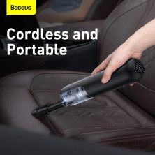 Аккумуляторный пылесос Baseus A1 Car Vacuum Cleaner 30 Вт 4000 Па Черный