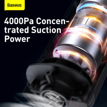 Акумуляторний пилосос Baseus A1 Car Vacuum Cleaner 30 Вт 4000 Па Блакитний
