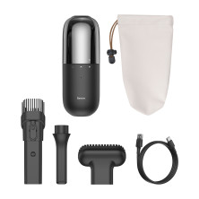 Акумуляторний пилосос Baseus C1 Capsule Vacuum Cleaner 45 Вт 3800 Па Чорний