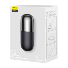 Акумуляторний пилосос Baseus C1 Capsule Vacuum Cleaner 45 Вт 3800 Па Чорний