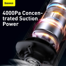 Акумуляторний пилосос Baseus A1 Car Vacuum Cleaner 30 Вт 4000 Па Білий