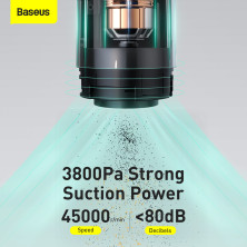 Акумуляторний пилосос Baseus C1 Capsule Vacuum Cleaner 45 Вт 3800 Па Рожевий