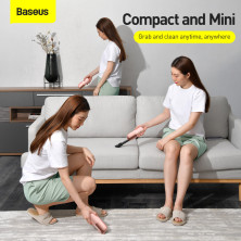 Акумуляторний пилосос Baseus C1 Capsule Vacuum Cleaner 45 Вт 3800 Па Рожевий