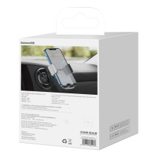 Автодержатель для телефона Baseus Easy Control Clamp Air Outlet Version в круглый воздуховод Серебристый
