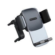 Автодержатель для телефона Baseus Easy Control Clamp Air Outlet Version в круглый воздуховод Черный