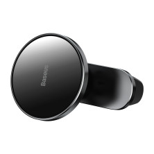 Бездротовий автомобільний зарядний пристрій Baseus Big Energy Car Mount Wireless Charger з функцією MagSafe і технологією Qi 15W Чорний
